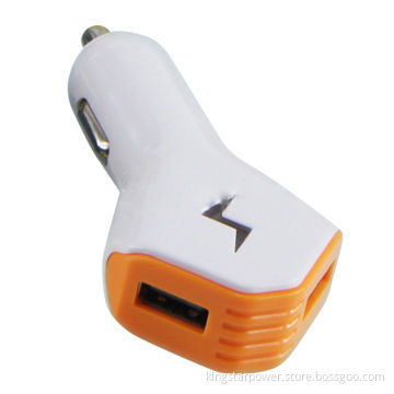 Mini Dual USB Car Charger for iPad 2,3,iPhone 4/5S/5/3GS,Samsung,RIM's BlackBerry,HTC,Sony Ericsson